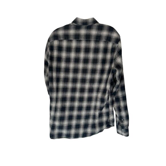 Bonobos Men's Black White Plaid Tailored Slim Fit Button Down Shirt Medium - Picture 9 of 12